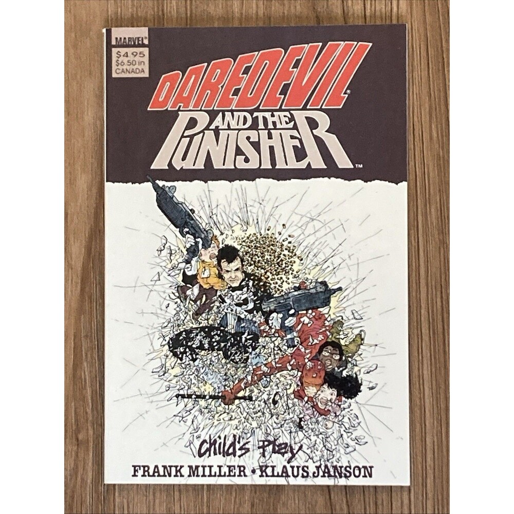 Daredevil and The Punisher: Child’s Play (1988 Marvel Comics) Graphic Novel Book